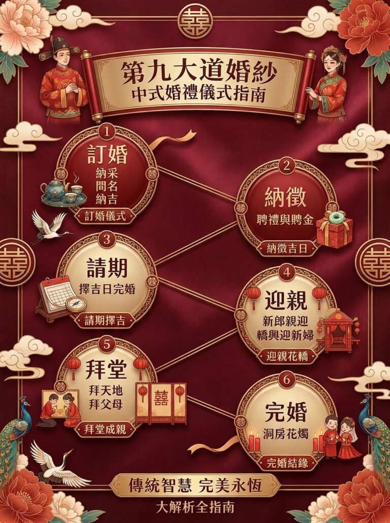 第九大道手工婚紗-中式傳統婚禮流程-文定儀式-迎娶流程解析-新娘中式禮服推薦